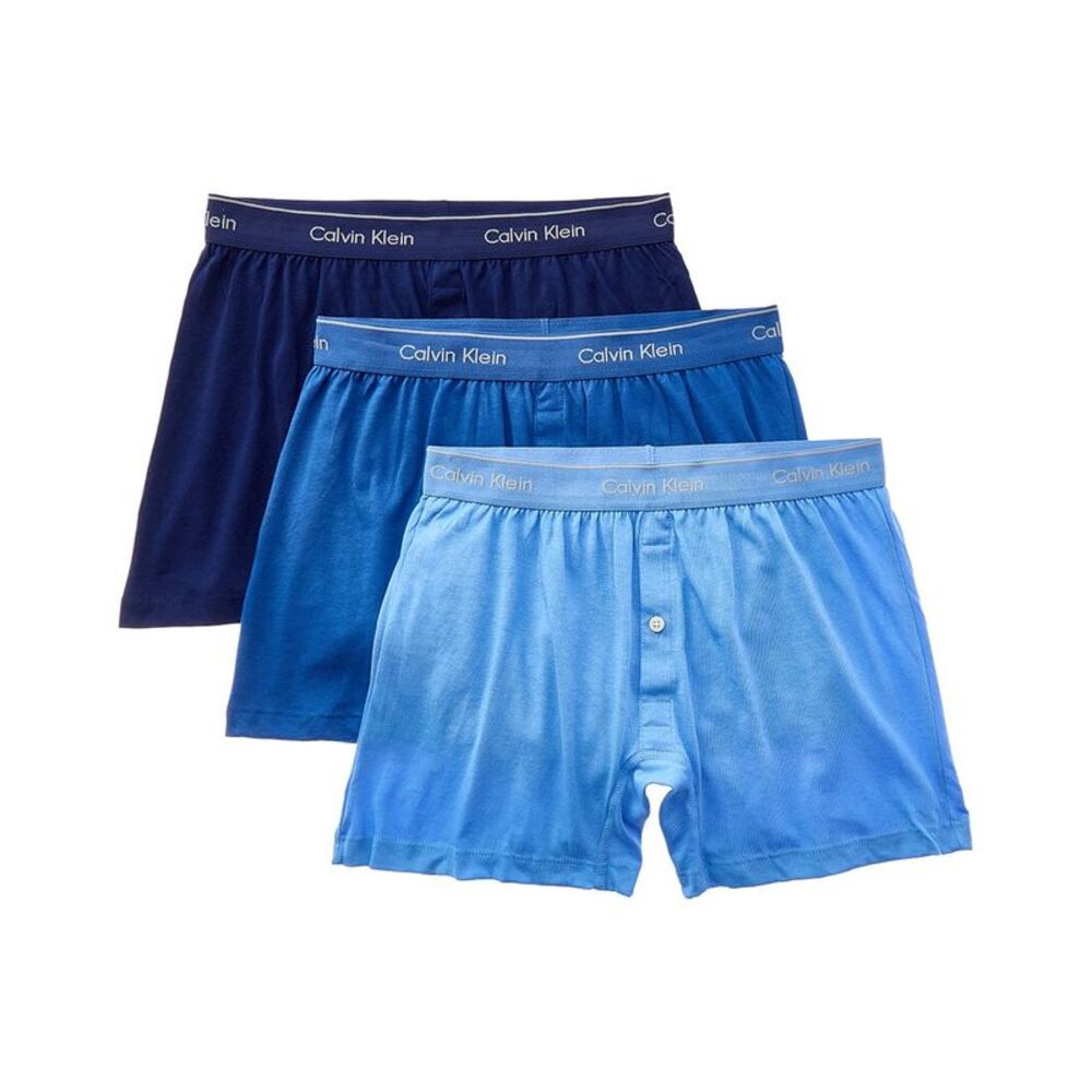 Calvin Klein Mens  Traditional Boxer 3-Pack, Multi